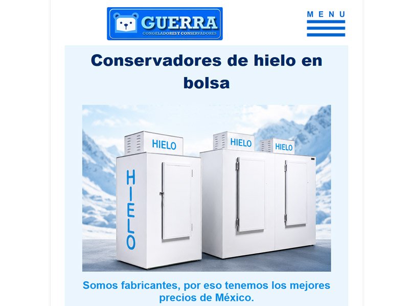 Sitio web de Guerra Conservadores de Hielo